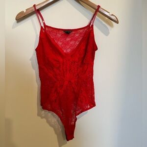 Guess Red Lace Lingerie- XS